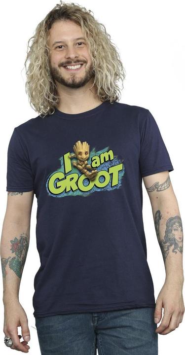Produktbild Guardians Of The Galaxy I Am Groot Jumping TShirt (4XL)