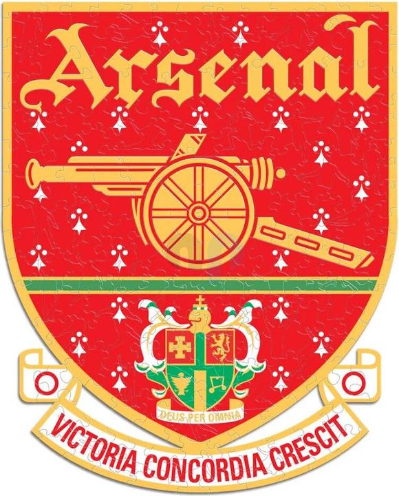 Produktbild Iconic Arsenal FC - Retro Logo - Holz Puzzle Grösse L (500 Teile) (500 Teile)