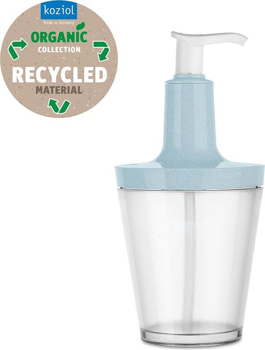 Image du produit Koziol Distributeur de savon Flow 250 ml, bleu/transparent