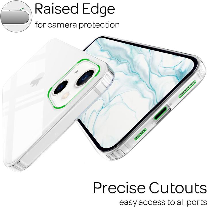 Actual product image Nalia Clear Transparent Hybrid Envelope (Apple iPhone 14)