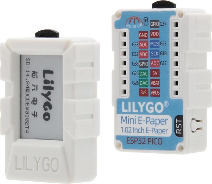 Produktbild Lilygo TTGO Mini E-Paper Core ESP32 mit 1.02 Inch Display und Gehäuse