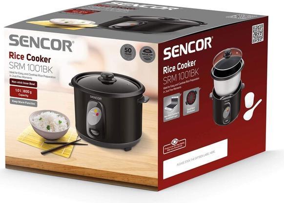 Produktbild Sencor RICE TRAT SRM 1001 BK Black 1.0 L