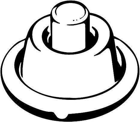 Produktbild WMF Ersatzteil Kochsignal Dichtung für Schnellkochtopf 18cm 22cm (Kunststoff)