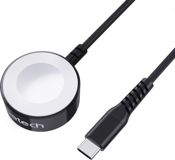 Image du produit Choetech T319 MFI 5W chargeur sans fil pour Apple Watch + câble USB-C - noir (5 W)