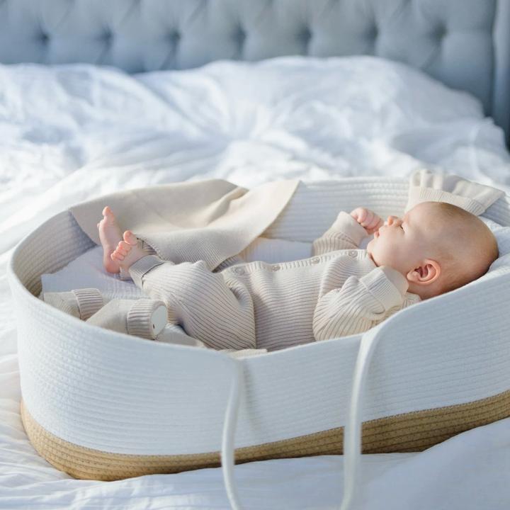 Actual product image Zero.99 Newborn Set 5 pcs. - Blanket, Buttoned Sleepsuit, Scratch Mitts, Booties, Hat, Warm Beige (50, 56, 62, 68)