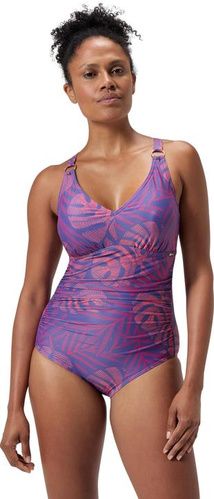 Speedo Shaping Printed V Neck 1 Piece