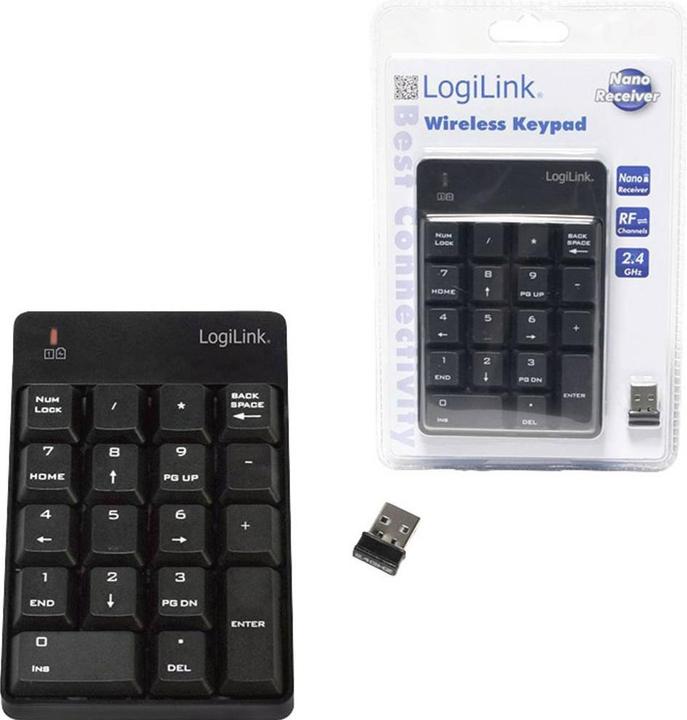 Produktbild LogiLink ID0120 (Nummernblock, Kabellos)