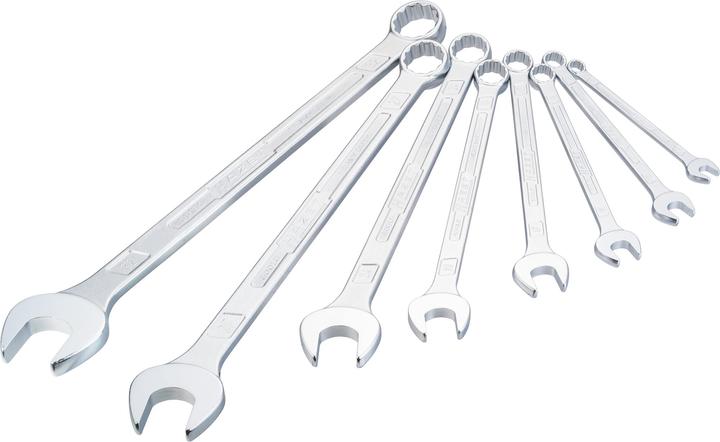HAZET Ring-Maulschlüssel ∙ extra lang ∙ schlanke Bauform 600LG/8 ∙ Aussen Doppel-Sechskant-Tractions… (32 mm, 19 mm, 24 mm, 14 mm, 10 mm, 27 mm, 17 mm, 13 mm)