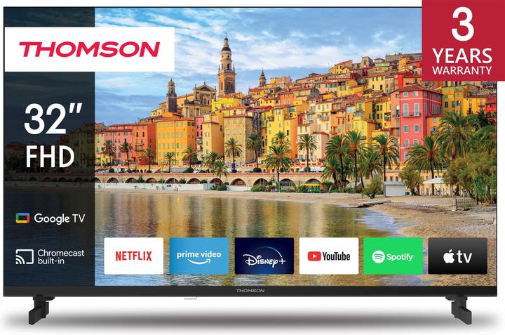 Produktbild Thomson TV 32 FHD FRAMELESS SMART T2/C2S2 GOOGLE TV 32FG2S14 (32", LED)