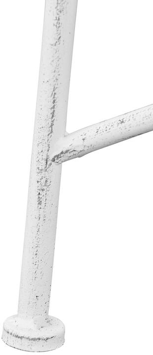 Image du produit CLP Banc de jardin Tara, blanc antique