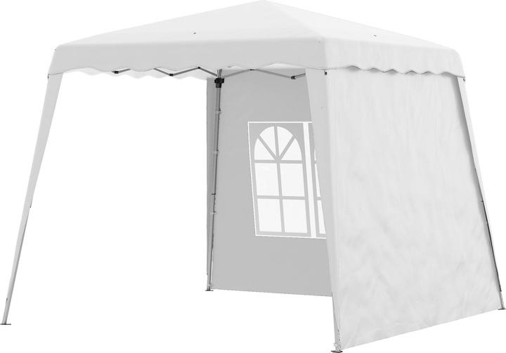 Image du produit Outsunny Pavillon avec 2 parois latérales et réglage individuel de la hauteur (240 cm, 240 cm)