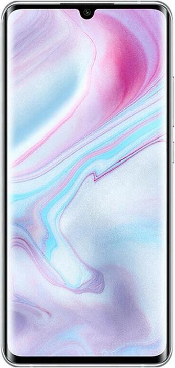 Produktbild Xiaomi Mi Note 10 (128 GB, Glacier White, 6.47", Dual SIM, 108 Mpx, 4G)