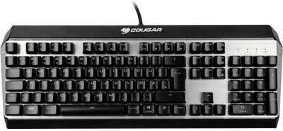 Actual product image Cougar Attack X3 RGB Gaming Keyboard, MX Red, DE Layout (DE, Cable)