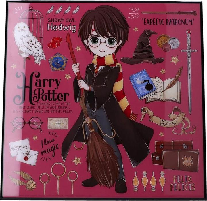 Produktbild Nemesis Now Harry Potter - "Chibi Harry" Crystal Clear Picture (32 x 32 cm)