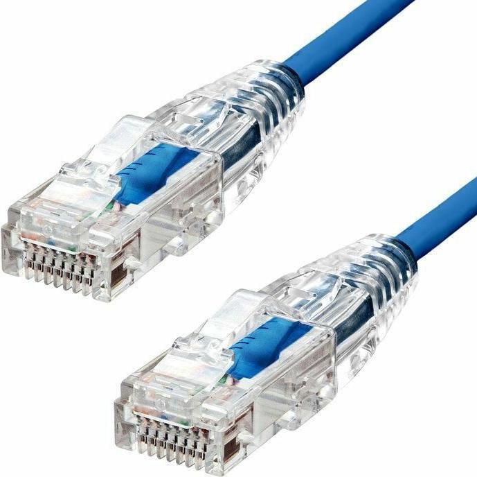 Produktbild ProXtend Slim U/UTP CAT6 LSZH AWG 28 Blue 5M (U/UTP, CAT6, 5 m)