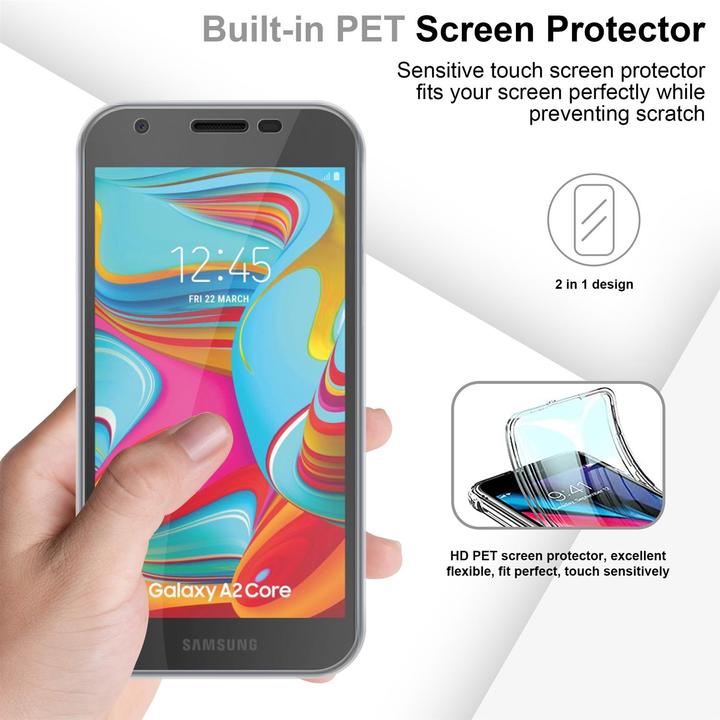 Actual product image Cadorabo TPU 360 Degree Case Cover (Samsung Galaxy A2 Core)