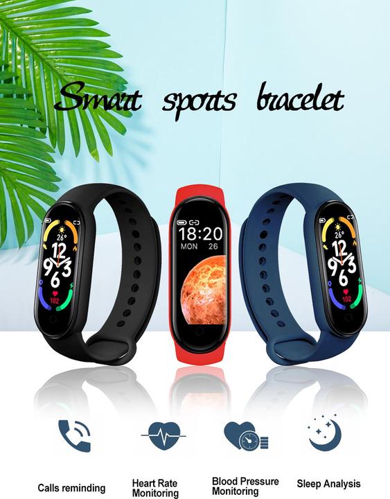 Image du produit PhoneLook Active Fitness Tracker M7 Bracelet sportif intelligent Montre connectée Bluetooth foncé