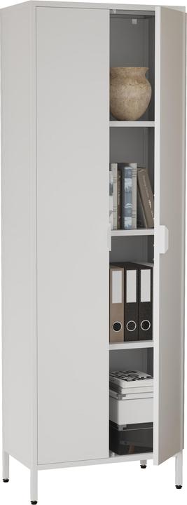 Produktbild VCM Stahl Schrank Büroschrank Flokas XL (60 x 35 x 180 cm)