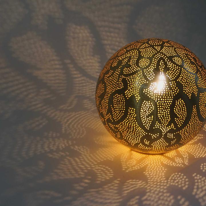 Actual product image Sweet Mint Oriental Lamp Rangi Filigree (E14)