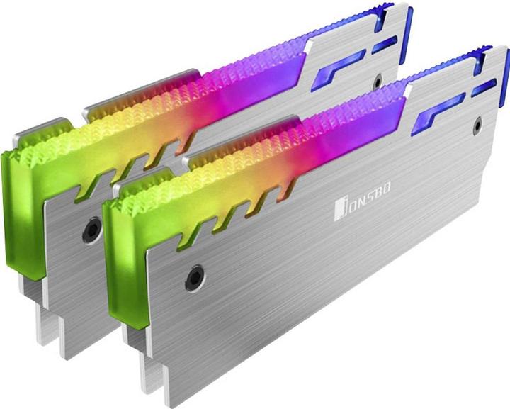 Actual product image Jonsbo NC-3 2x ARGB-RAM cooler
