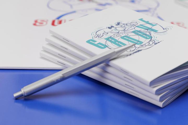 Actual product image Clairefontaine Asterix 5 Notebook (11 x 17 cm, Lined, Hardcover)
