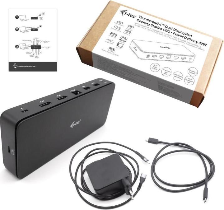 Produktbild i-tec Tb4dualdpdockpdpro (Thunderbolt, 7 Ports)