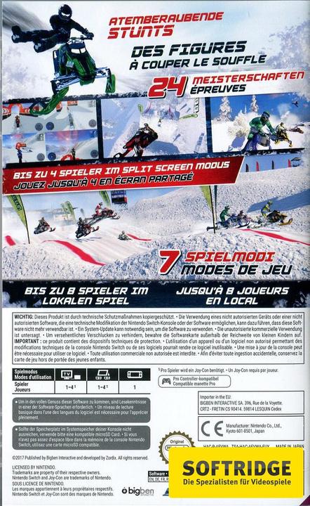Produktbild Bigben Snow Moto Racing Freedom (Switch, Multilingual)