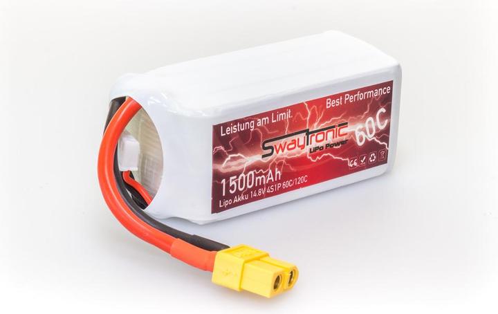 Actual product image Swaytronic Sway-FPV Battery (14.80 V, 1500 mAh)
