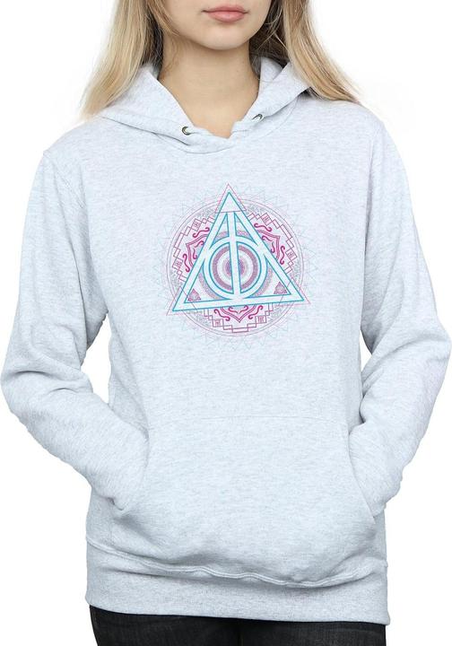 Produktbild Neon Deathly Hallows Kapuzenpullover (M)