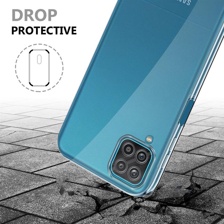 Produktbild Cadorabo TPU 360 Grad Case Cover (Samsung Galaxy A12, Samsung Galaxy M12)