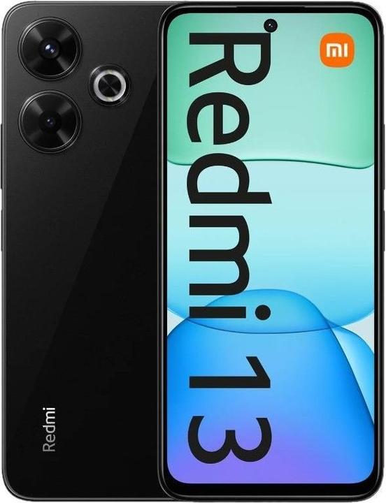 Productafbeelding Xiaomi Redmi 13 (128 GB, Zwart, 6.79", Dubbele SIM, 108 Mpx, 4G)
