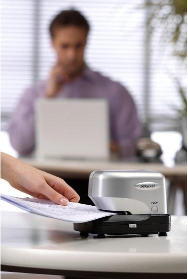 Actual product image Rexel Electric stapler Stella 30, silver-black (30 Sheets)