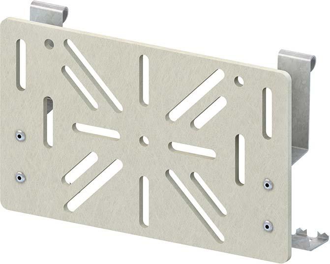 Image du produit Niedax NIE MP 110 Panneau de montage en PRV encliquetable mont. 110mm, pressé