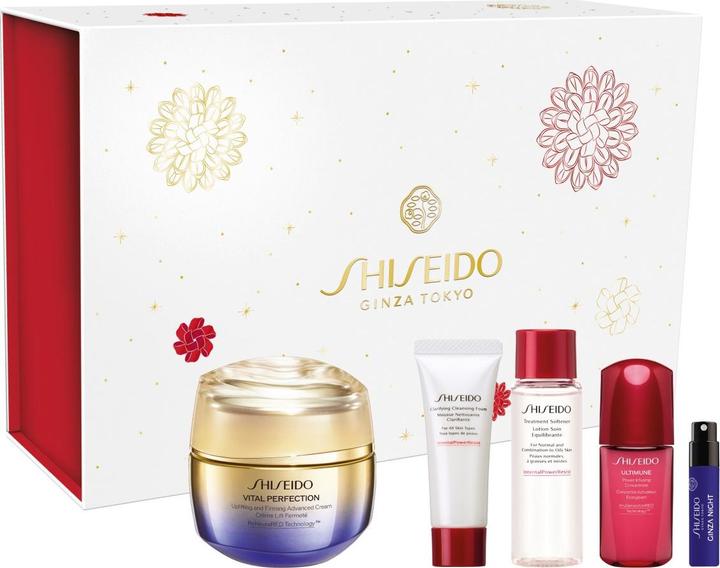 Shiseido Geschenkset Vital Perfection Holiday Kit / /15ml /10ml /0,6ml (Gesichtspflege set)