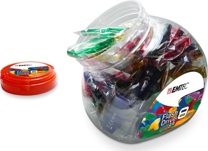 Immagine prodotto Emtec Chiavetta USB 32 GB C410 USB 2.0 Candy Jar 80 pz. (32 GB, USB-A)