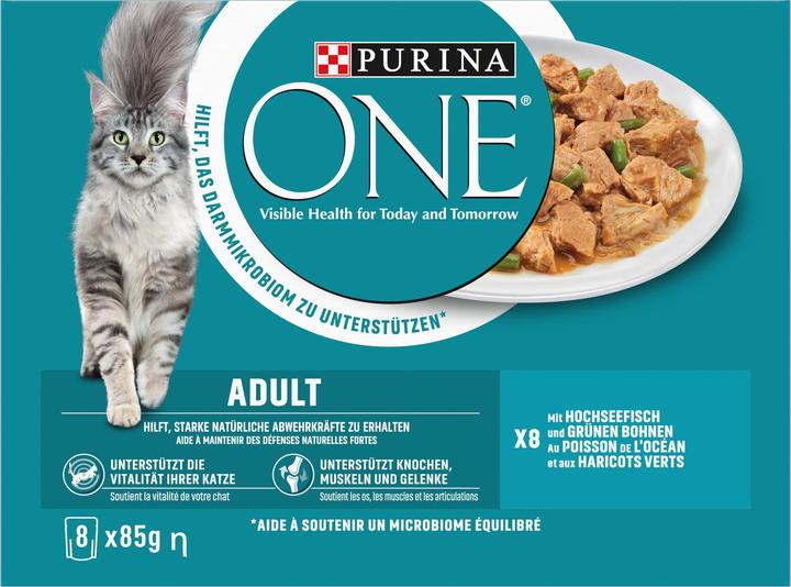Produktbild Purina ONE Ozeanfisch (Adult, 8 Stk., 85 g)