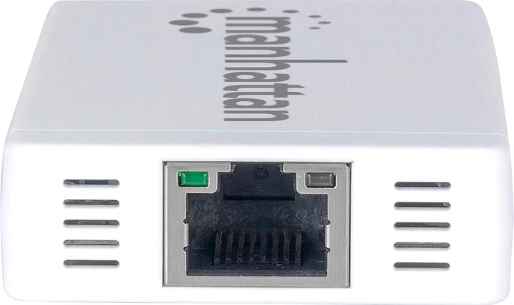 Immagine prodotto Manhattan 3-Port USB 3.0 Hub mit Gigabit Ethernet Adapter (USB-A, 4 Porti)