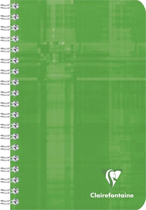 Actual product image Clairefontaine Spiral notebook (11 x 17 cm, Checked, Hardcover)