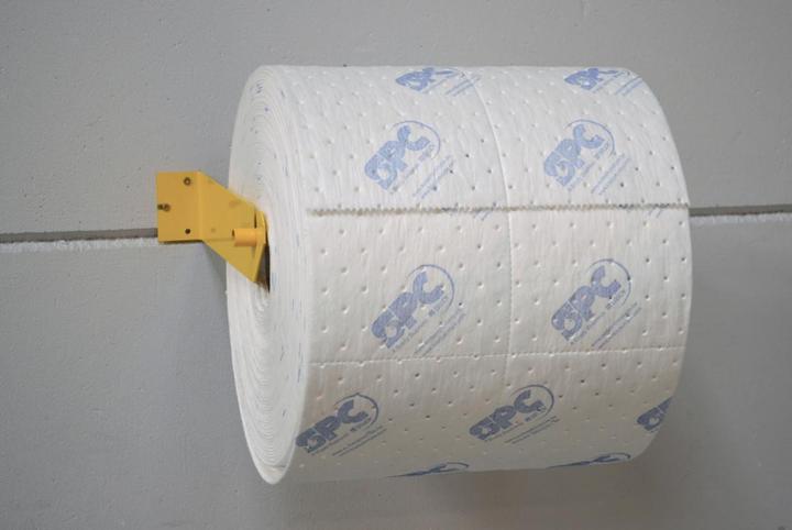 Immagine prodotto Brady DJR127, dispenser SPC per montaggio a parete, per rotoli di 50 cm di larghezza, acciaio, giallo