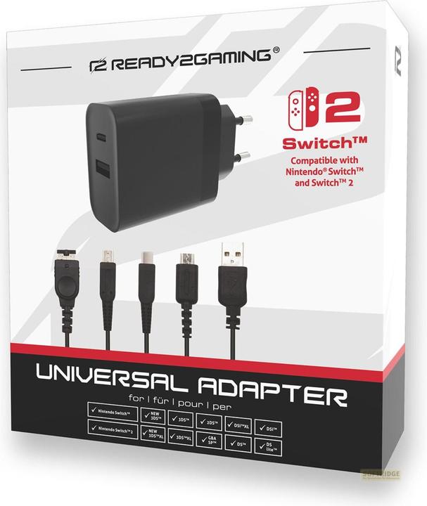 ready2gaming NSW2 Universal Adapter (2DS, NDS, Switch, 3DS, 3DS XL, Switch 2)