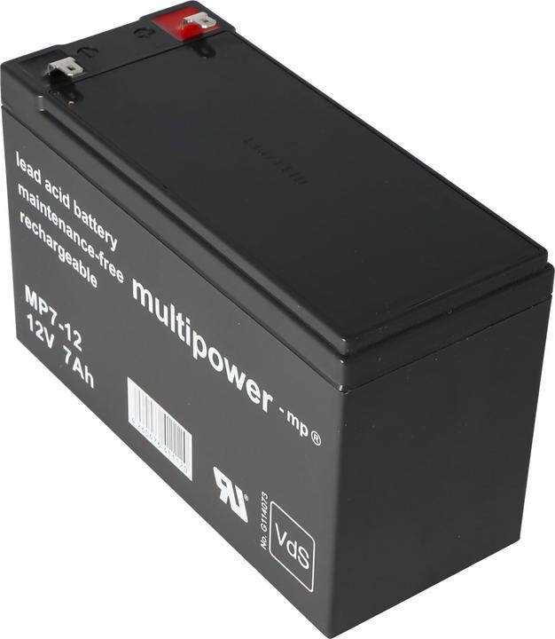 Actual product image Multipower Akku MP7-12 (12 V, 7 Ah)