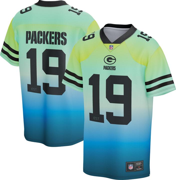Actual product image Fanatics Green Bay Packers NFL SUNSET Mesh Supporters Jersey - XL (XL)