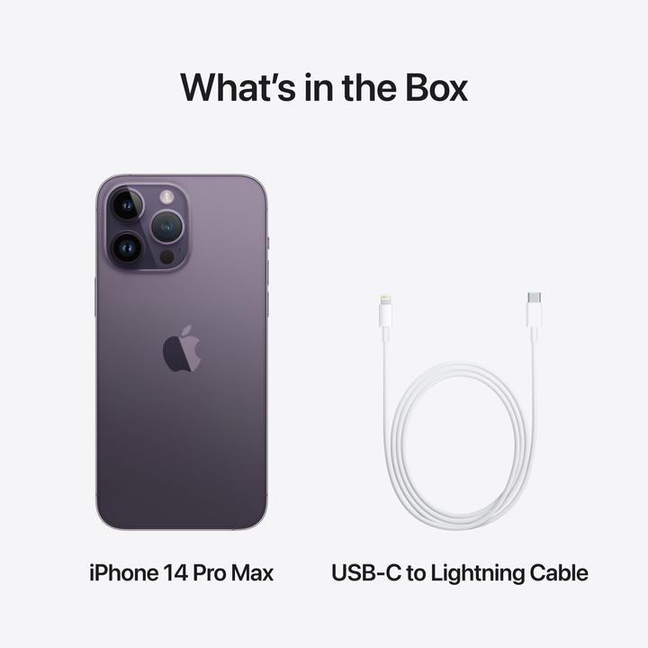 Productafbeelding Apple iPhone 14 Pro Max (512 GB, Diep Paars, 6.70", SIM + eSIM, 48 Mpx, 5G)