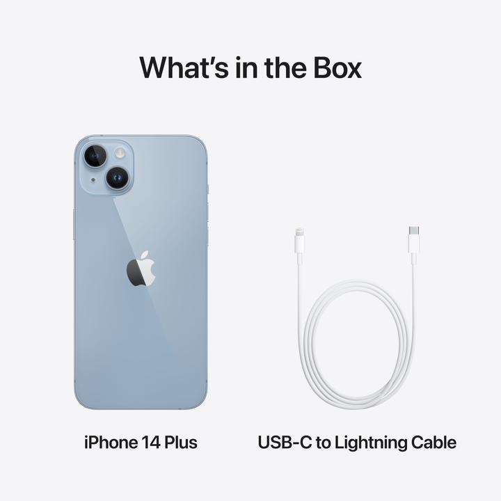 Produktbild Apple iPhone 14 Plus (512 GB, Blue, 6.70", SIM + eSIM, 12 Mpx, 5G)