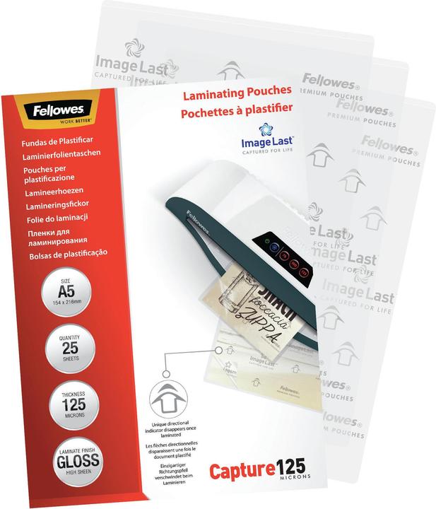 Actual product image Fellowes Capture 125 (A5, 25 Piece, 125 µm)