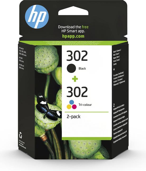 HP 302 (M, FC, Y, C)