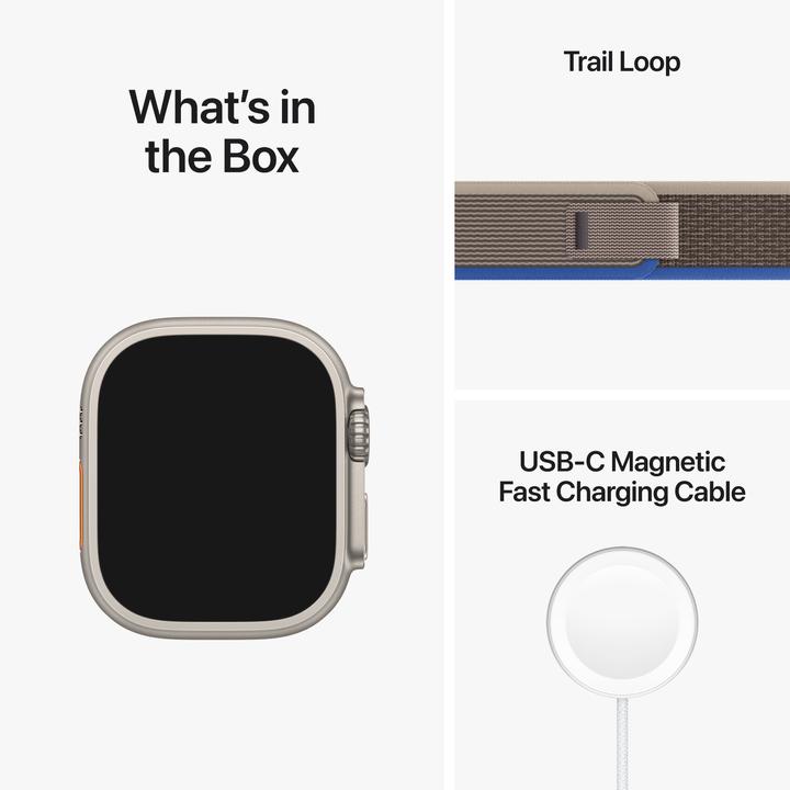 Actual product image Apple Watch Ultra Trail Loop (49 mm, 4G)