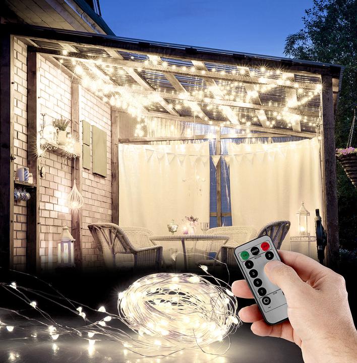 Immagine prodotto Lunartec Set di 2 tende luminose per esterni (3 m)