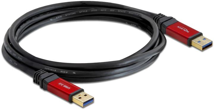 Produktbild Delock USB3.0 Kabel, A-Stecker zu A-Stecker (2 m, USB 3.0, 4.50 W)