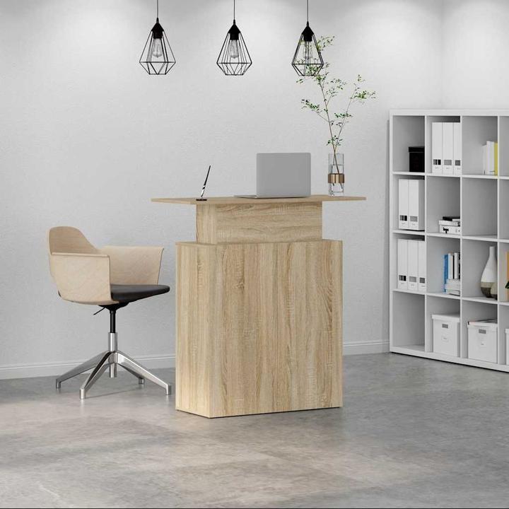 Produktbild VidaXL Empfangstheke Sonoma-Eiche 100x40x104 cm Holzwerkstoff Empfangstresen